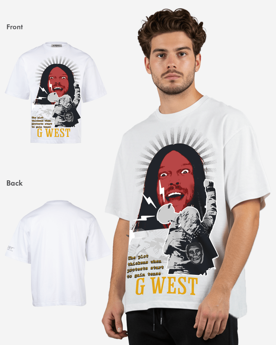 G West Protest Oversized T-Shirt Mens G West