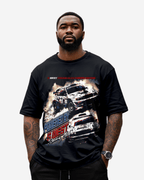 G West Racing Club Double Hit Black T-Shirt Big and Tall Mens G West