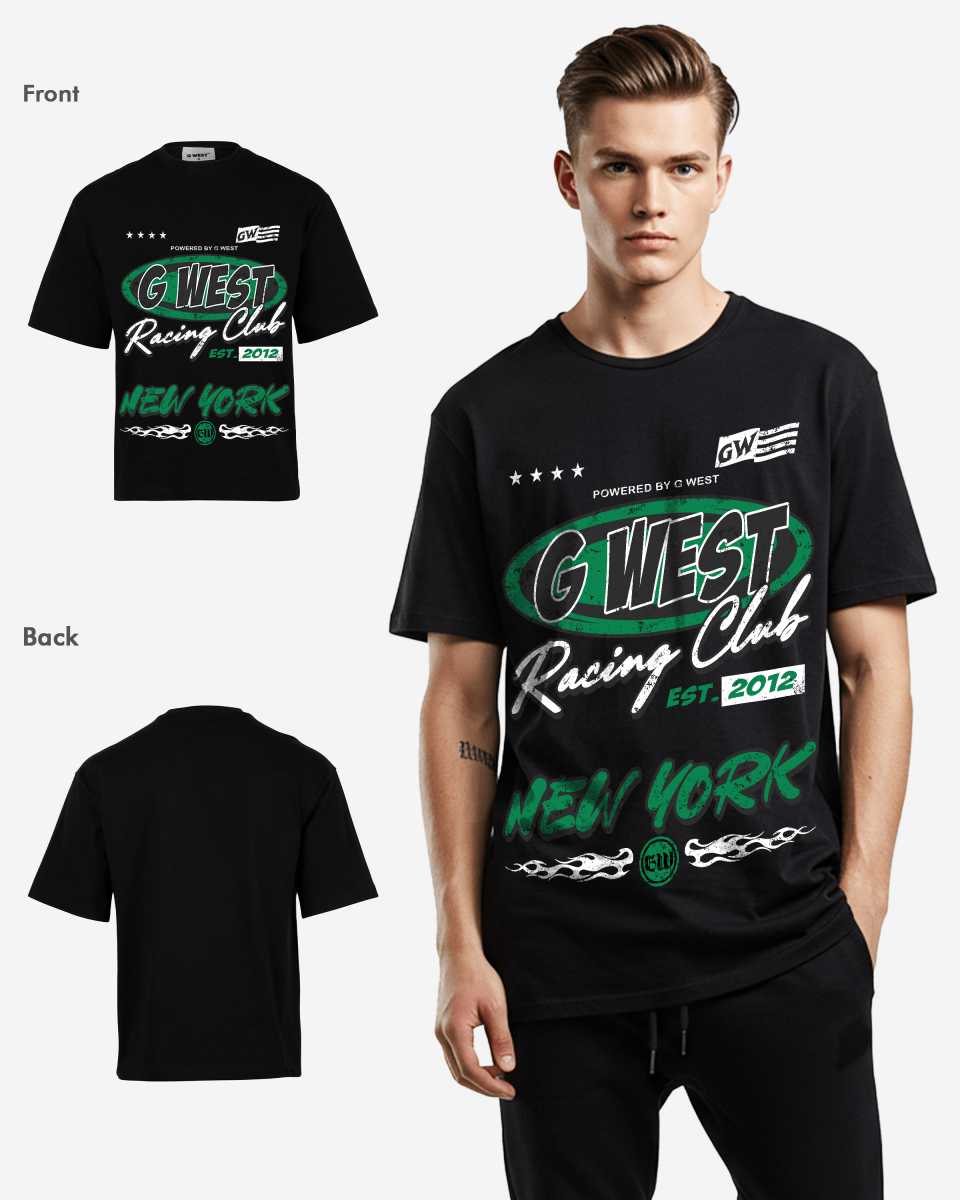 G West Racing Club Oversized Tee G West