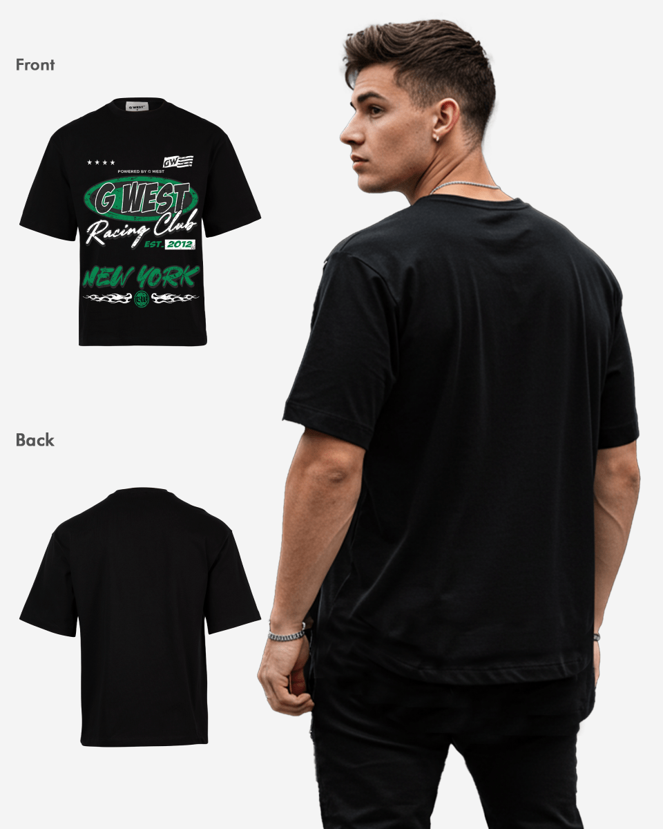 G West Racing Club Oversized Tee G West