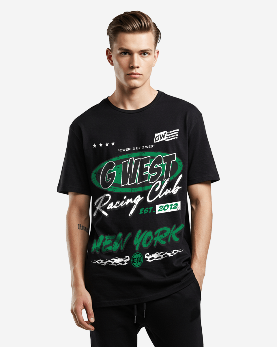 G West Racing Club Oversized Tee G West