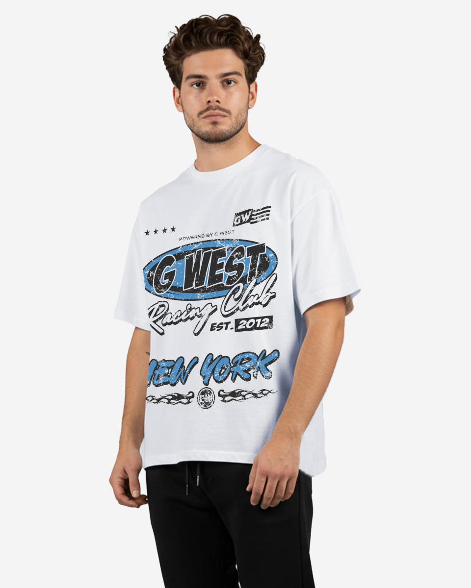 G West Racing Club Oversized Tee G West