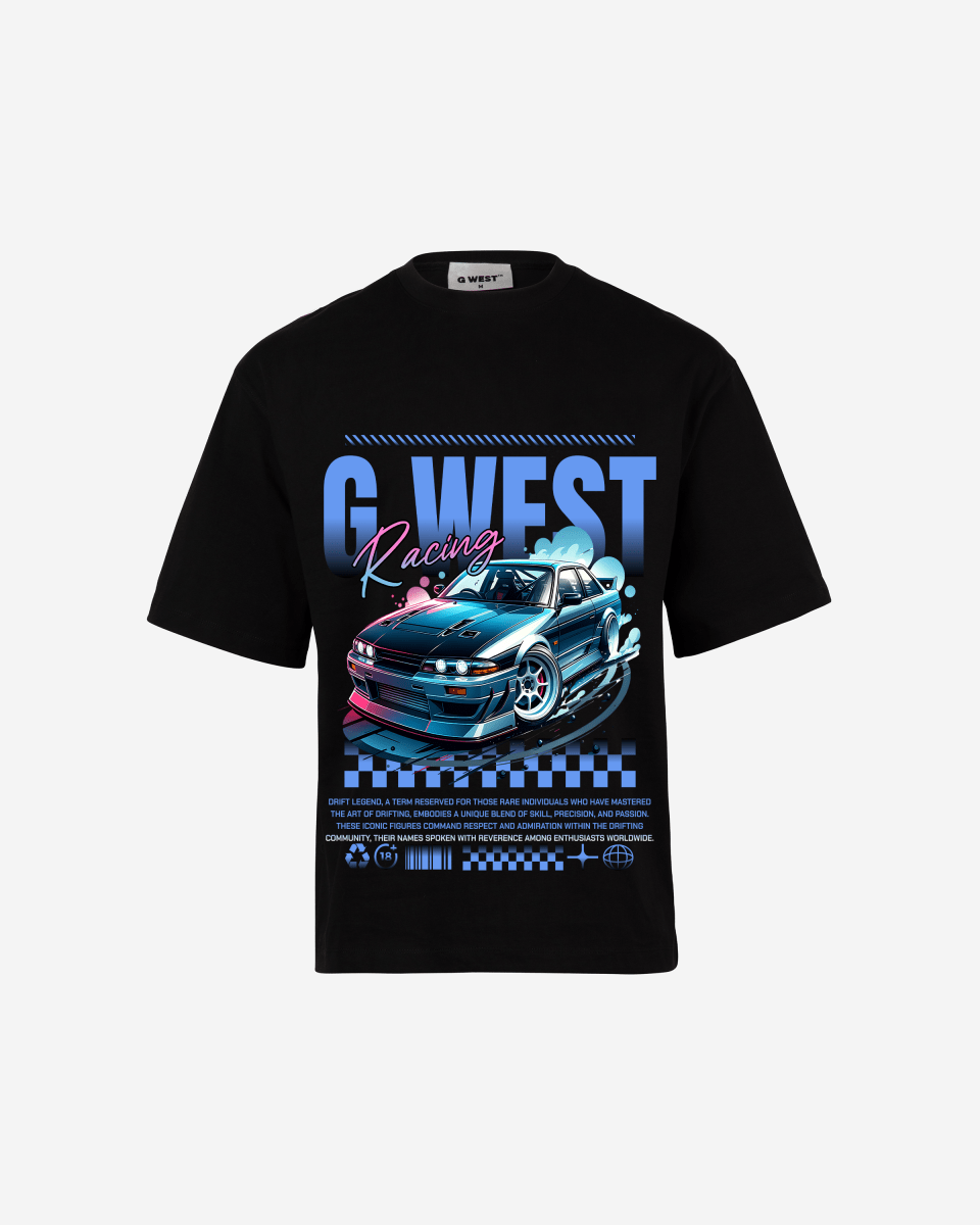 G WEST RACING OVERSIZED T-Shirt Mens G West
