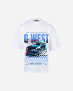 G WEST RACING OVERSIZED T-Shirt Mens G West