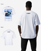 G WEST RACING OVERSIZED T-Shirt Mens G West