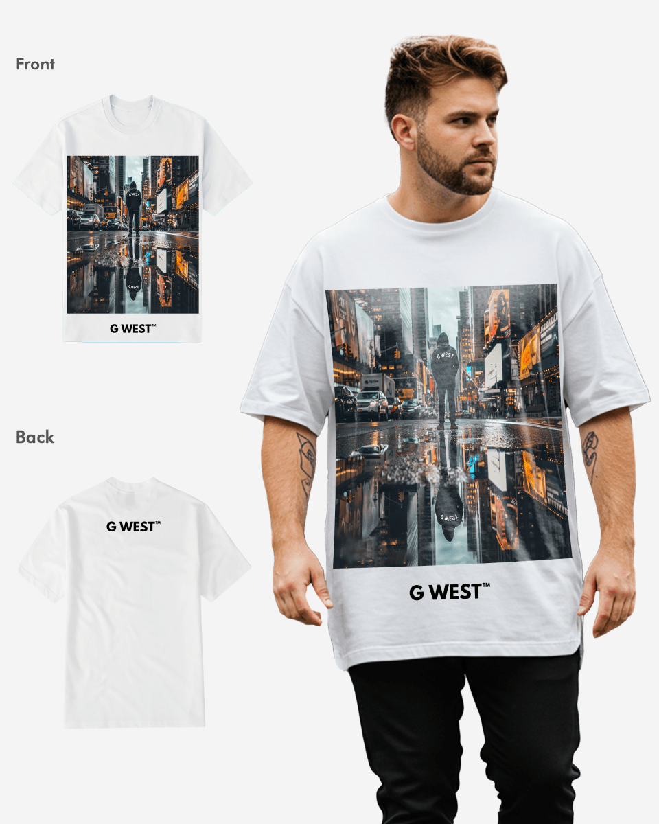 G WEST REFLECTION T-Shirt Big and Tall Mens G West
