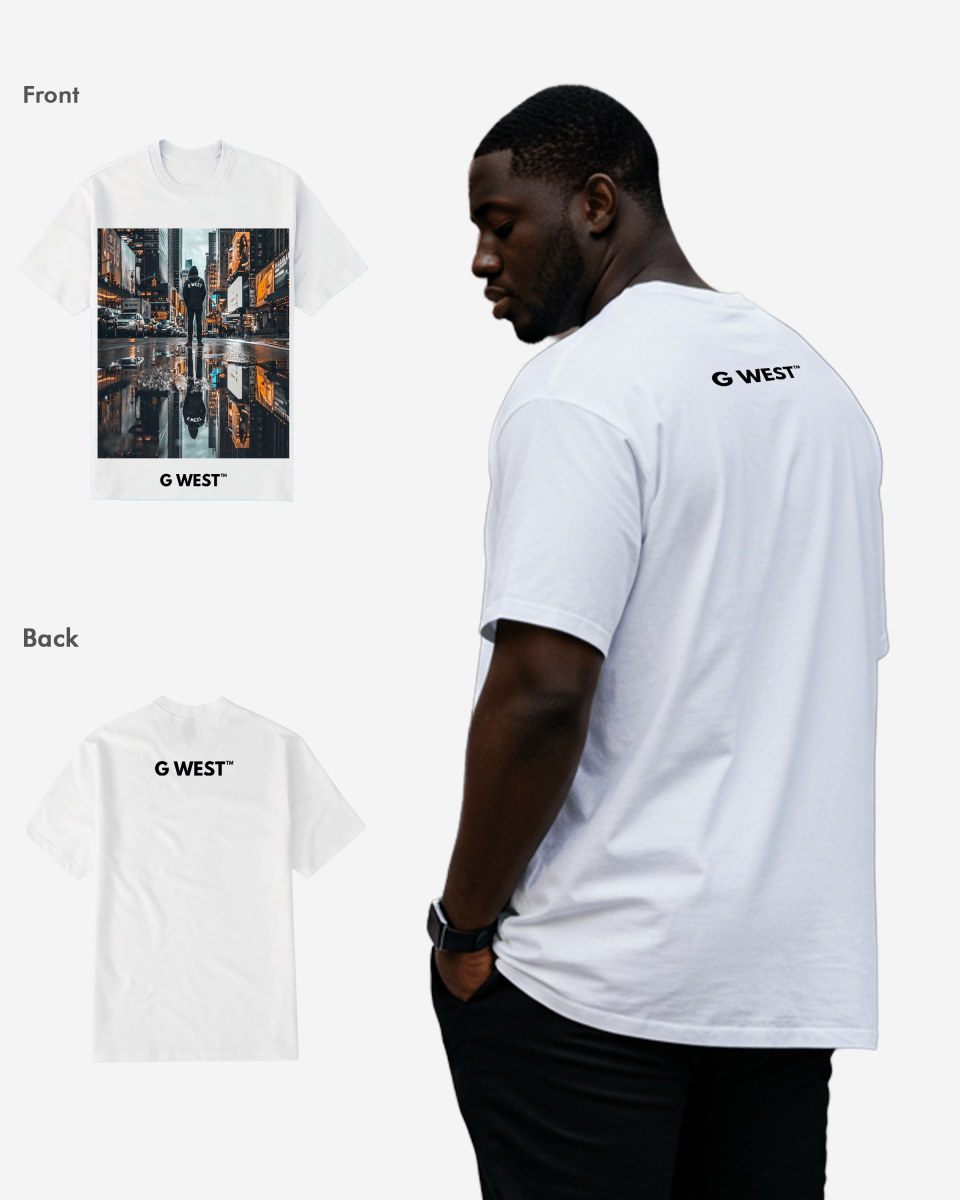 G WEST REFLECTION T-Shirt Big and Tall Mens G West