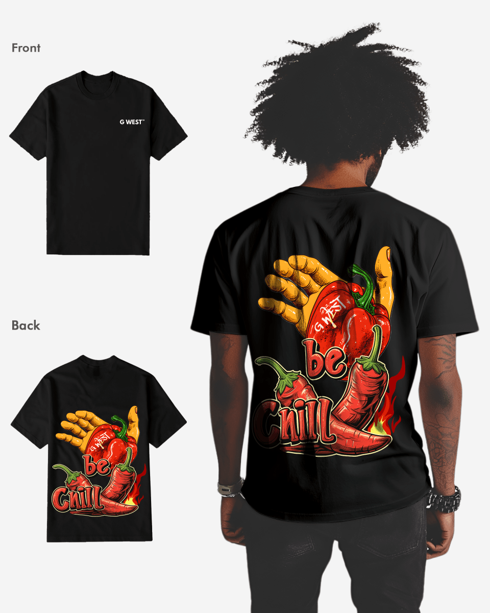 G West Mens Regular Fit Chill T Shirt G West