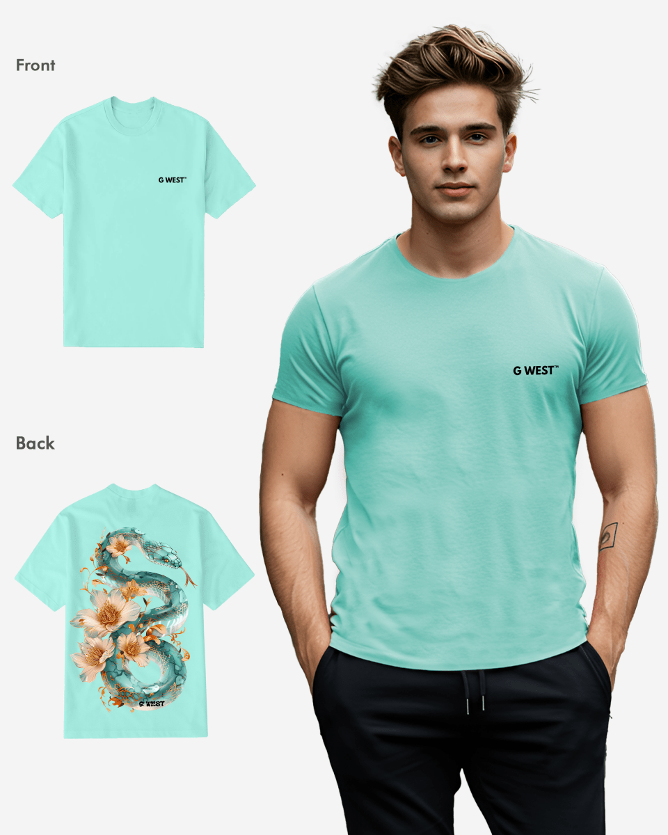 G West Mens Regular Fit Floral Traitor T Shirt G West