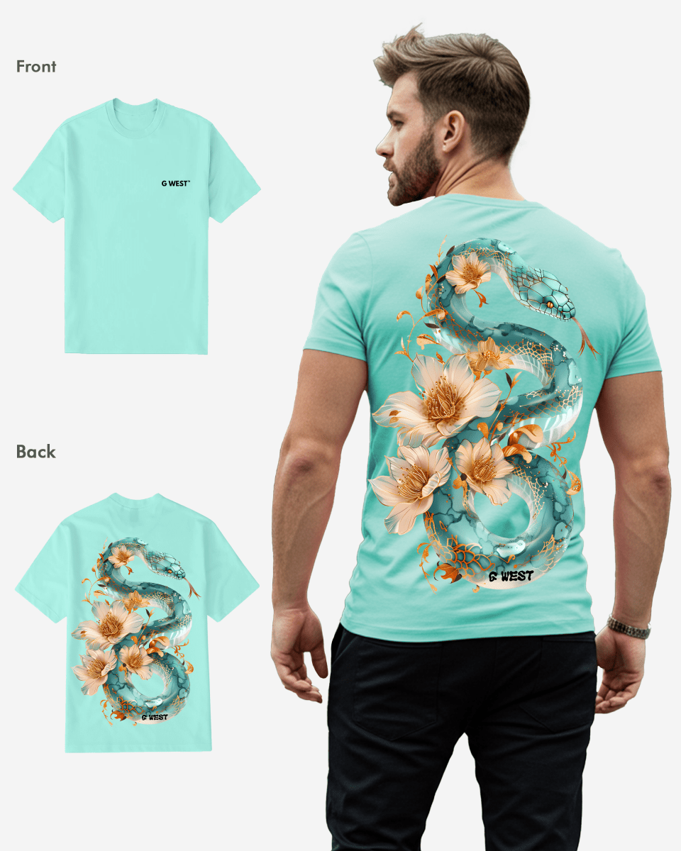 G West Mens Regular Fit Floral Traitor T Shirt G West