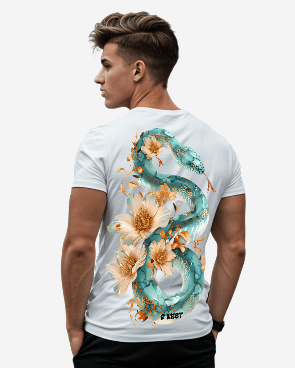 G West Mens Regular Fit Floral Traitor T Shirt G West