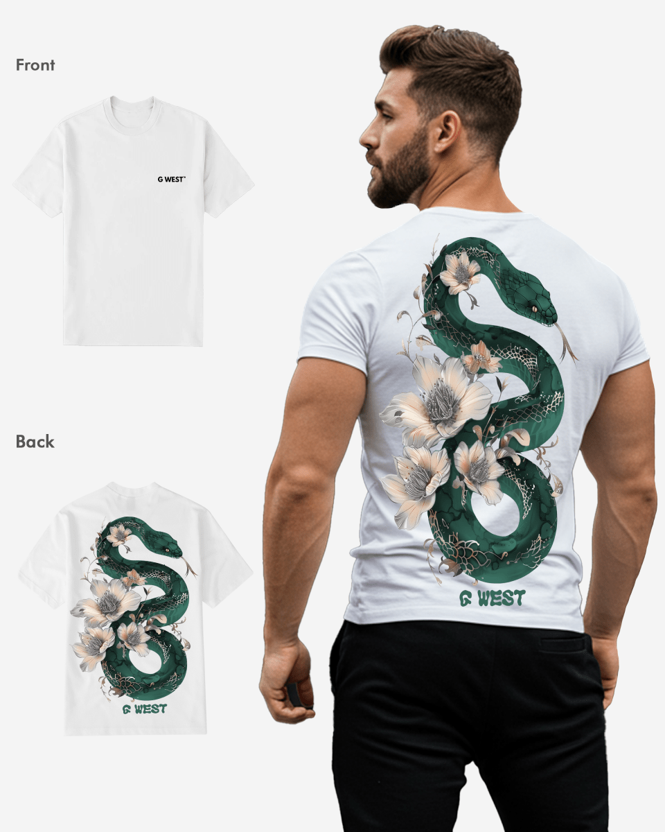 G West Mens Regular Fit Floral Traitor T Shirt G West
