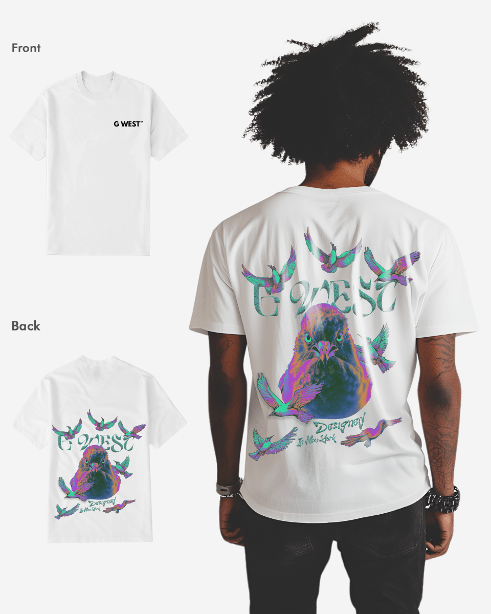 G West Mens Regular Fit Iridescent Pigeon G West