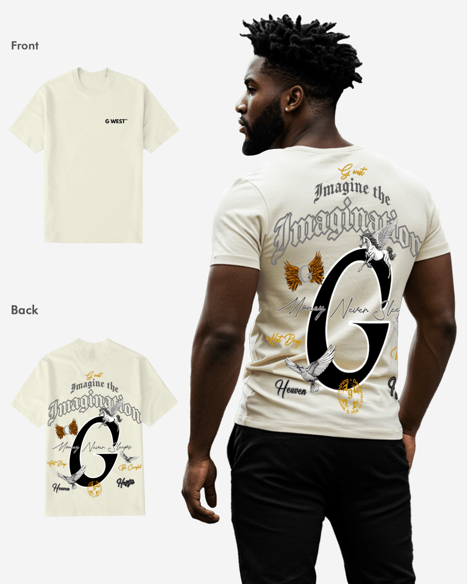 G West Regular Fit Money Never Sleeps T Shirt Mens G West