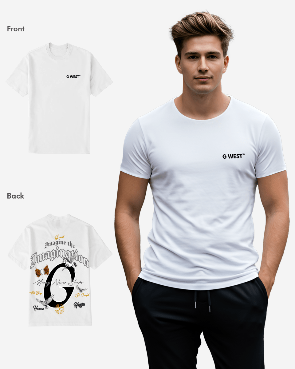 G West Regular Fit Money Never Sleeps T Shirt Mens G West