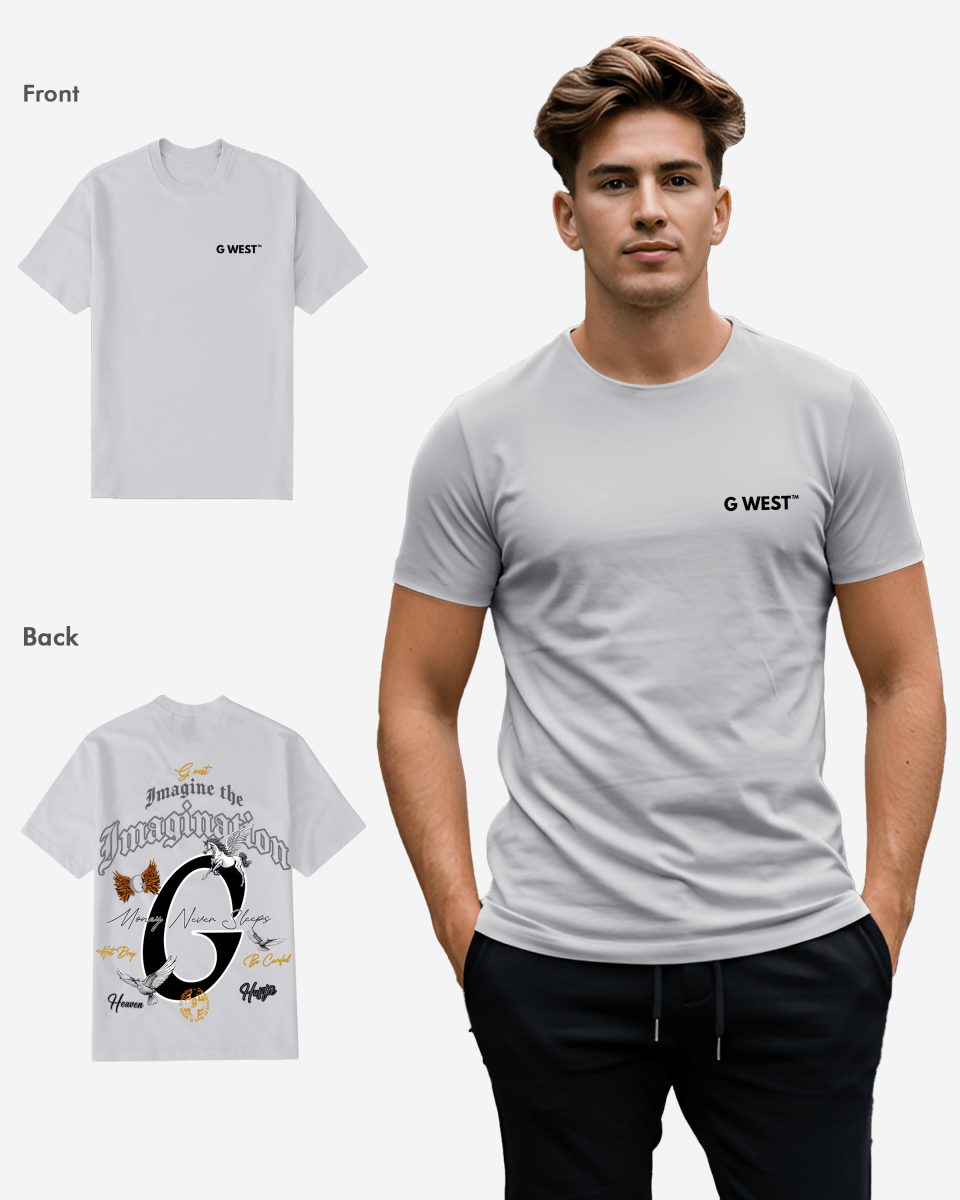 G West Regular Fit Money Never Sleeps T Shirt Mens G West