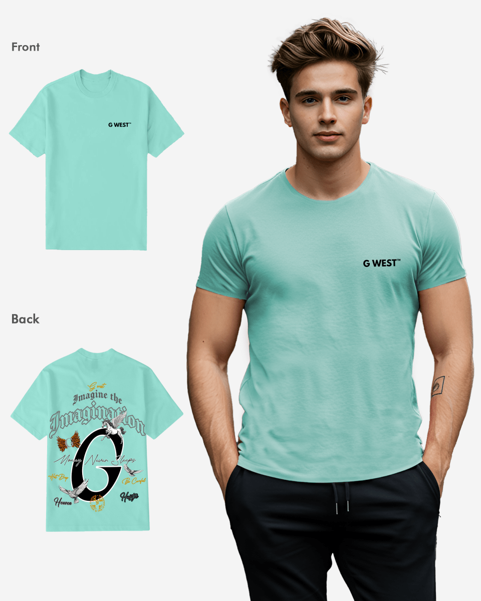 G West Regular Fit Money Never Sleeps T Shirt Mens G West