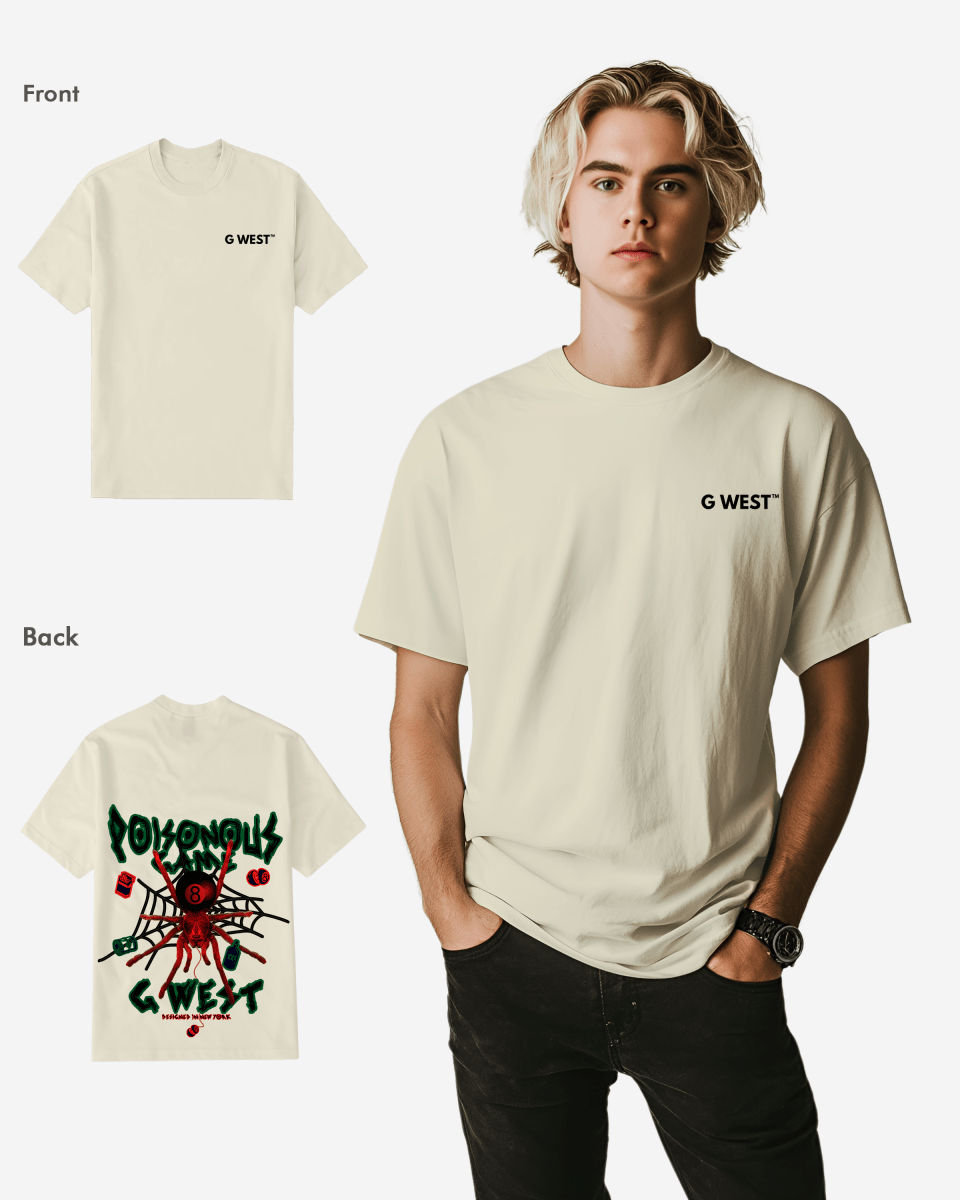 G West Mens Regular Fit Poison Game T Shirt G West