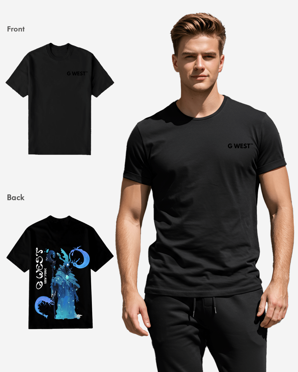 G West Mens Regular Fit Sea Wizard T Shirt G West