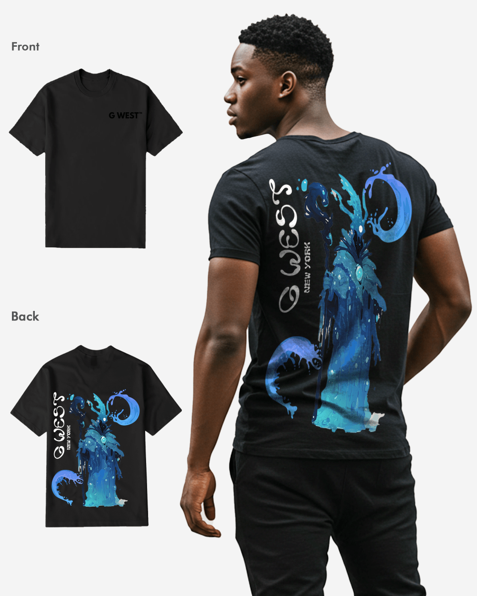 G West Mens Regular Fit Sea Wizard T Shirt G West