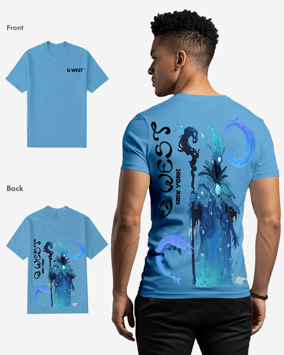 G West Mens Regular Fit Sea Wizard T Shirt G West