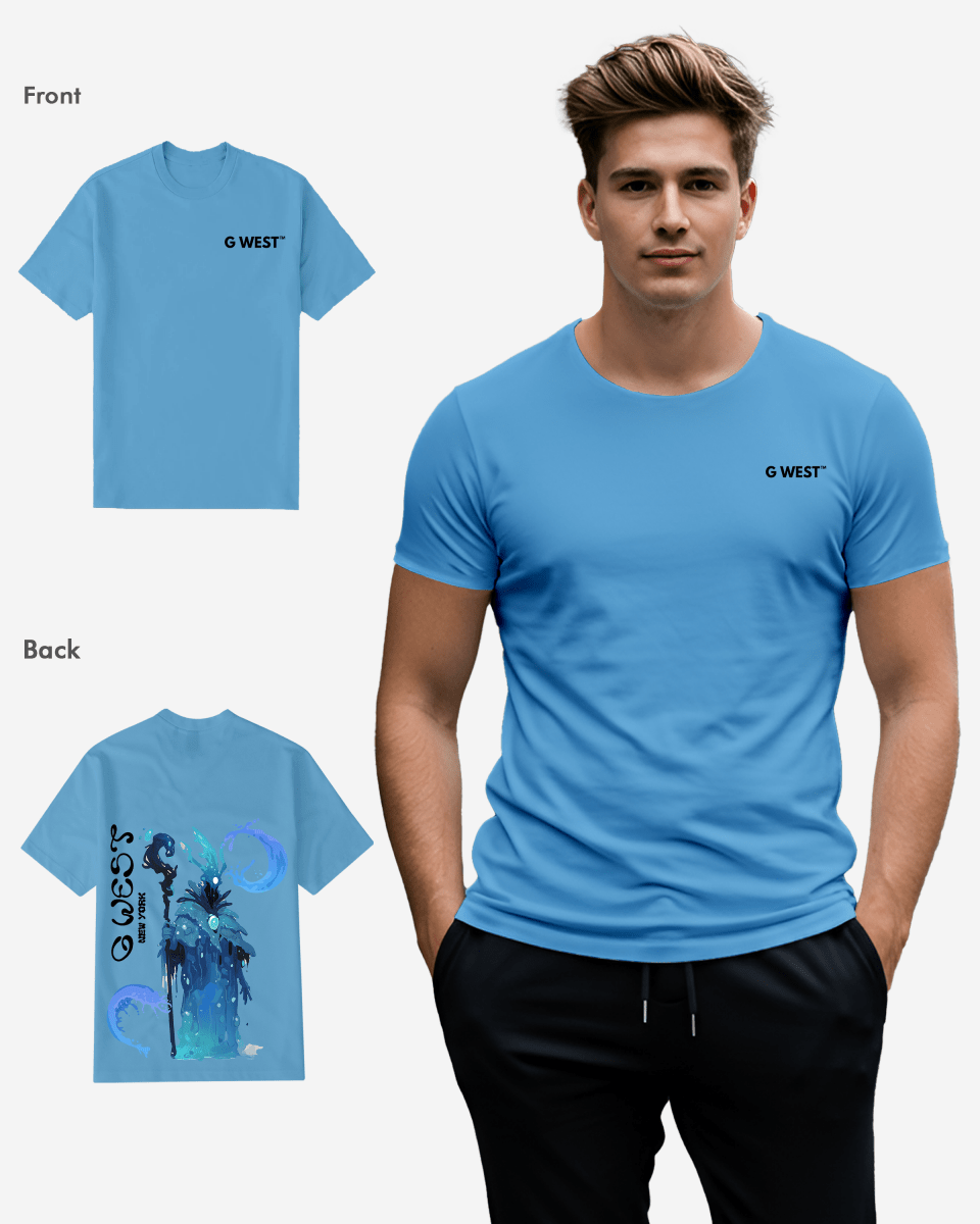 G West Mens Regular Fit Sea Wizard T Shirt G West