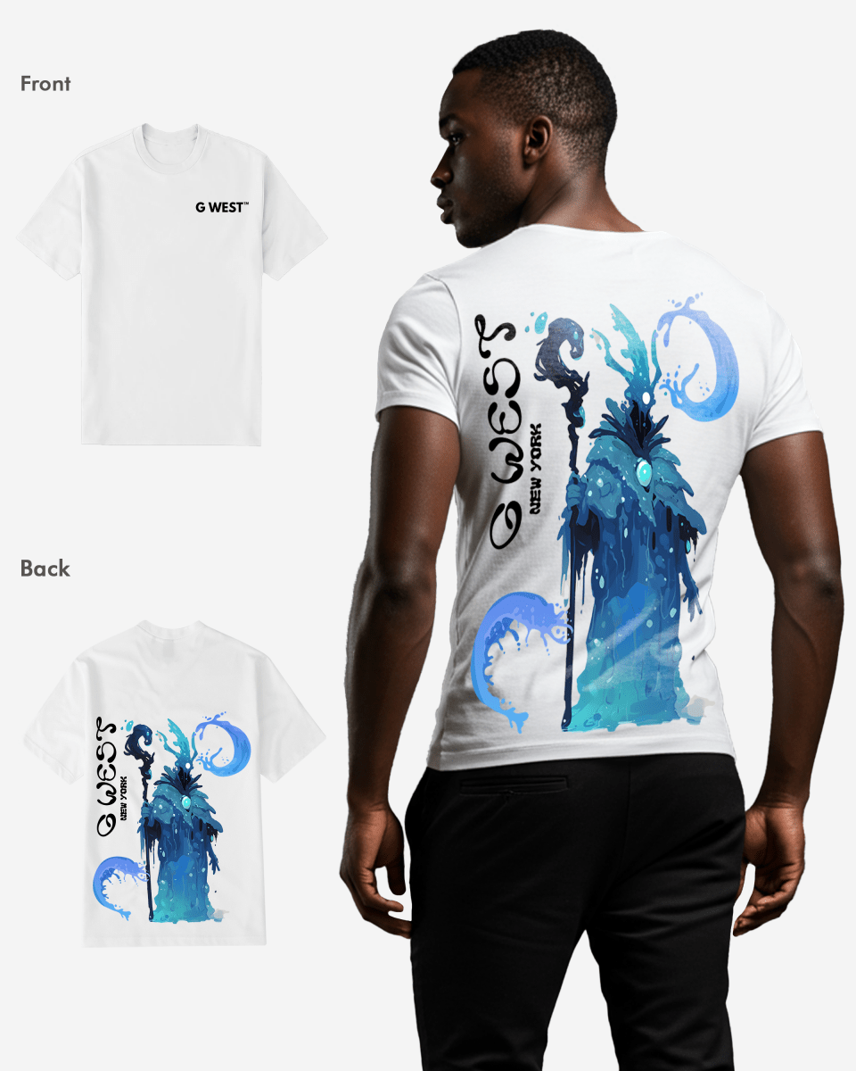 G West Mens Regular Fit Sea Wizard T Shirt G West