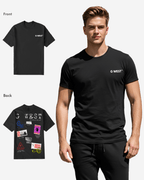 G West Mens Regular Fit Stamp T Shirt - Gwpbast5041 - 7 Colors G West
