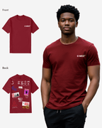 G West Mens Regular Fit Stamp T Shirt - Gwpbast5041 - 7 Colors G West