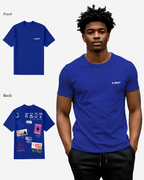 G West Mens Regular Fit Stamp T Shirt - Gwpbast5041 - 7 Colors G West