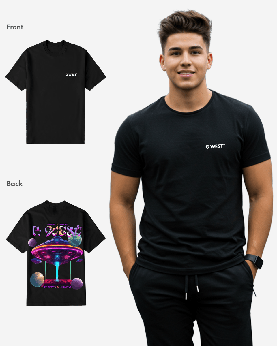 G West Mens Regular Fit Ufo Tee G West