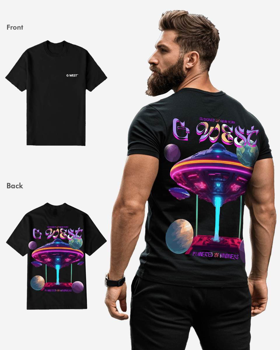 G West Mens Regular Fit Ufo Tee G West