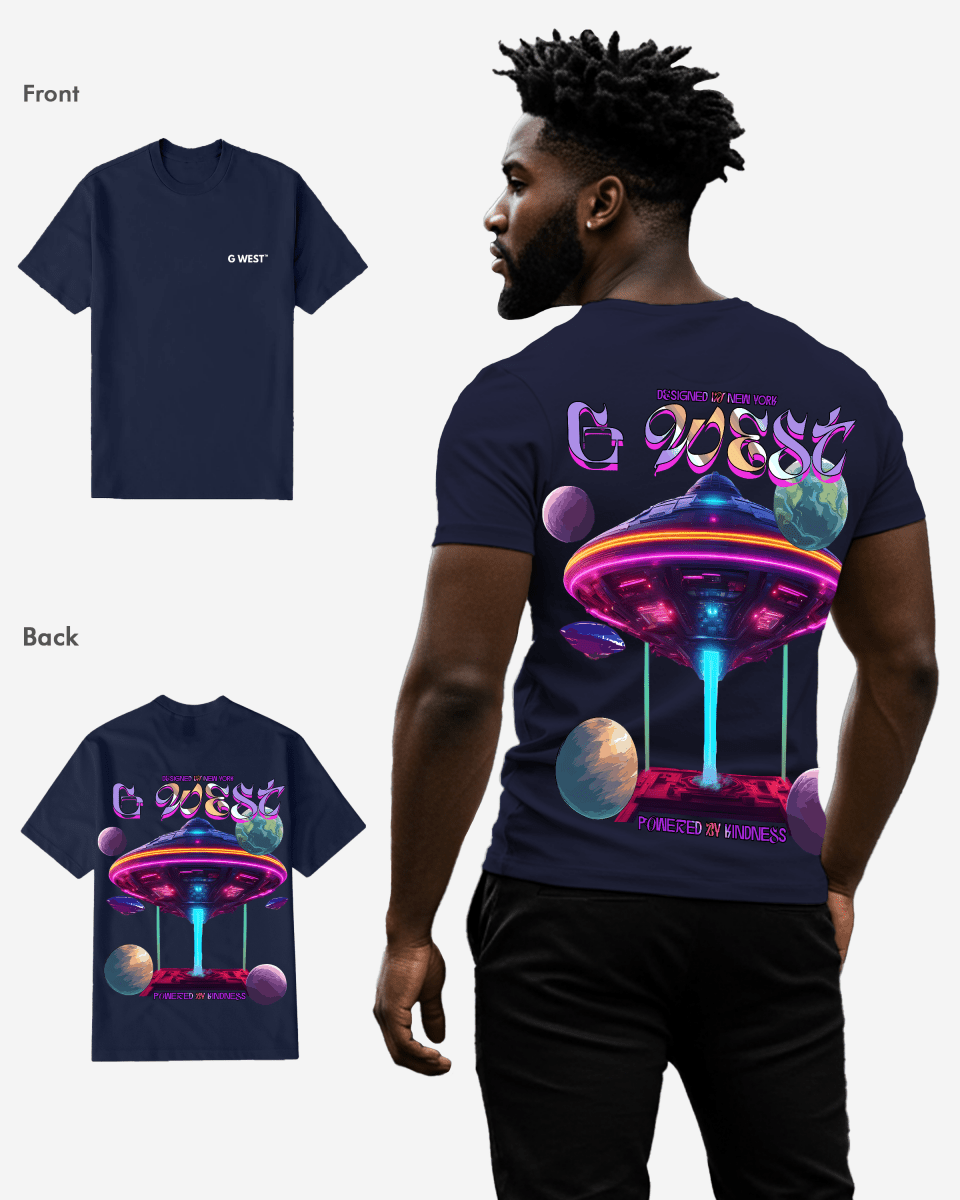 G West Mens Regular Fit Ufo Tee G West