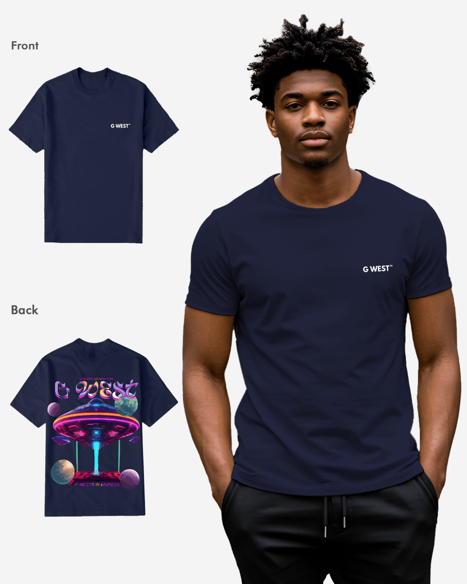 G West Mens Regular Fit Ufo Tee G West