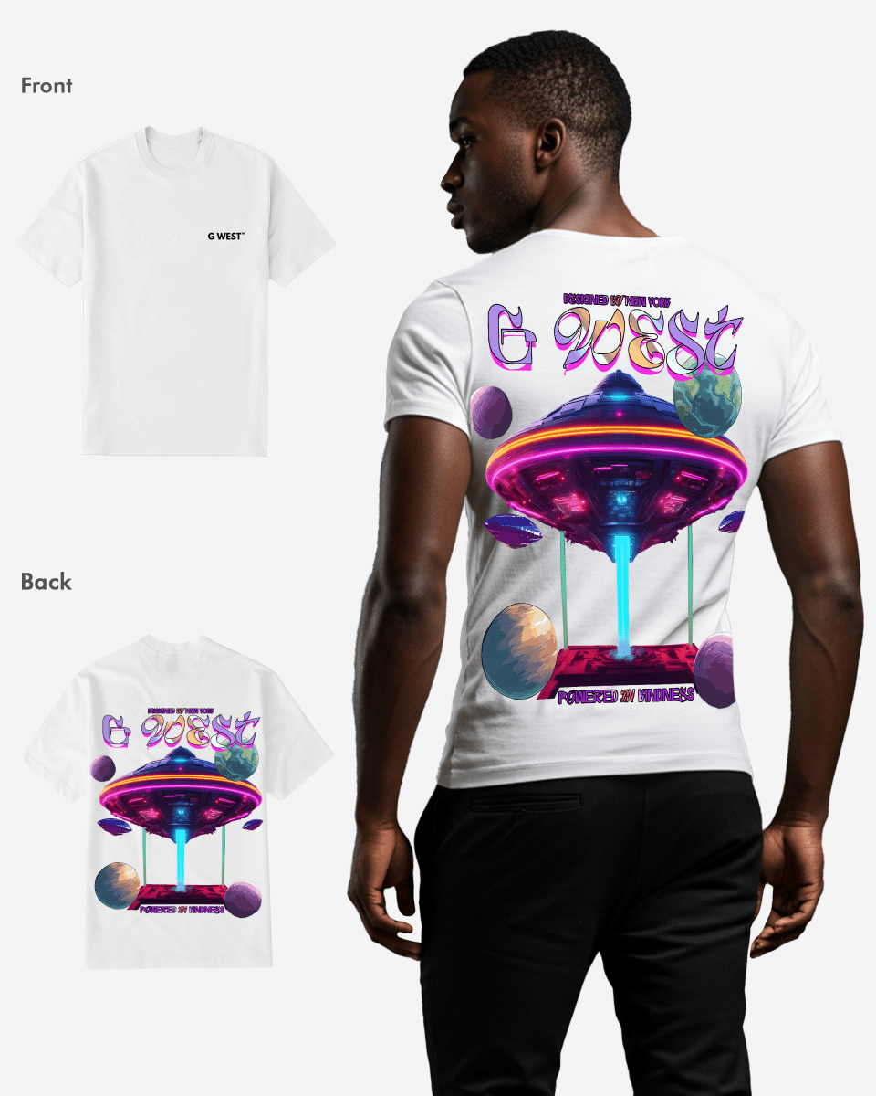 G West Mens Regular Fit Ufo Tee G West