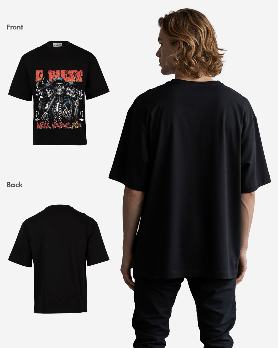 G West Rhinestone I Love My Game Oversized Tee G West