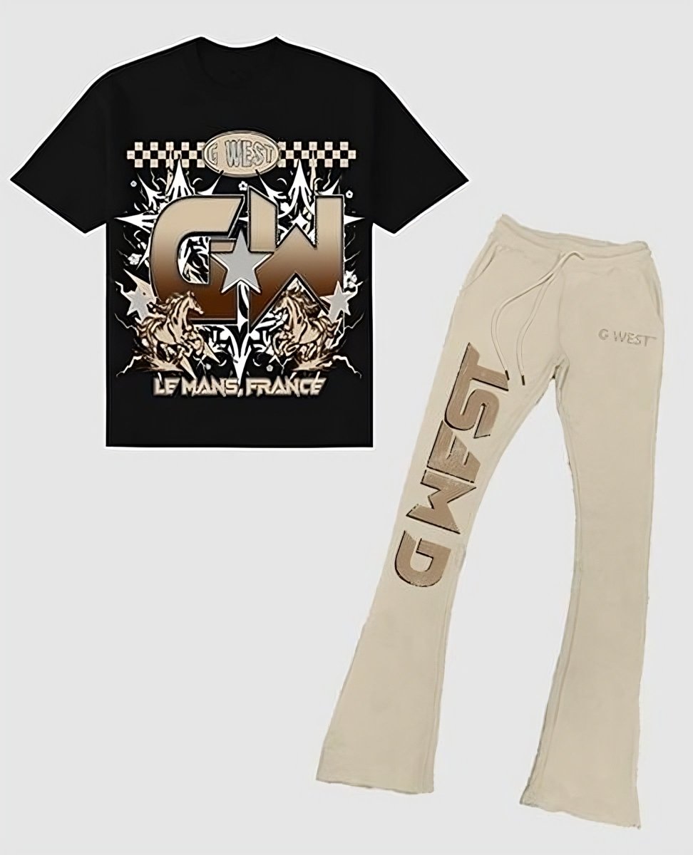 G West Rhinestone Le Mans France Set G West
