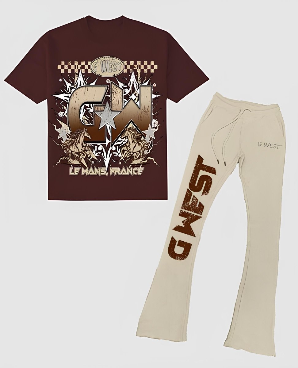 G West Rhinestone Le Mans France Set G West