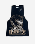 G WEST RHINESTONE NATURE'S LAW MENS TANKS G West