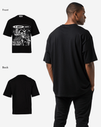 G West Rhinestone Not My Earth Oversized T-Shirt Mens G West