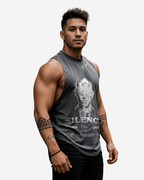 G WEST RHINESTONE SILENCE MENS TANKS G West