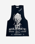 G WEST RHINESTONE SILENCE MENS TANKS G West