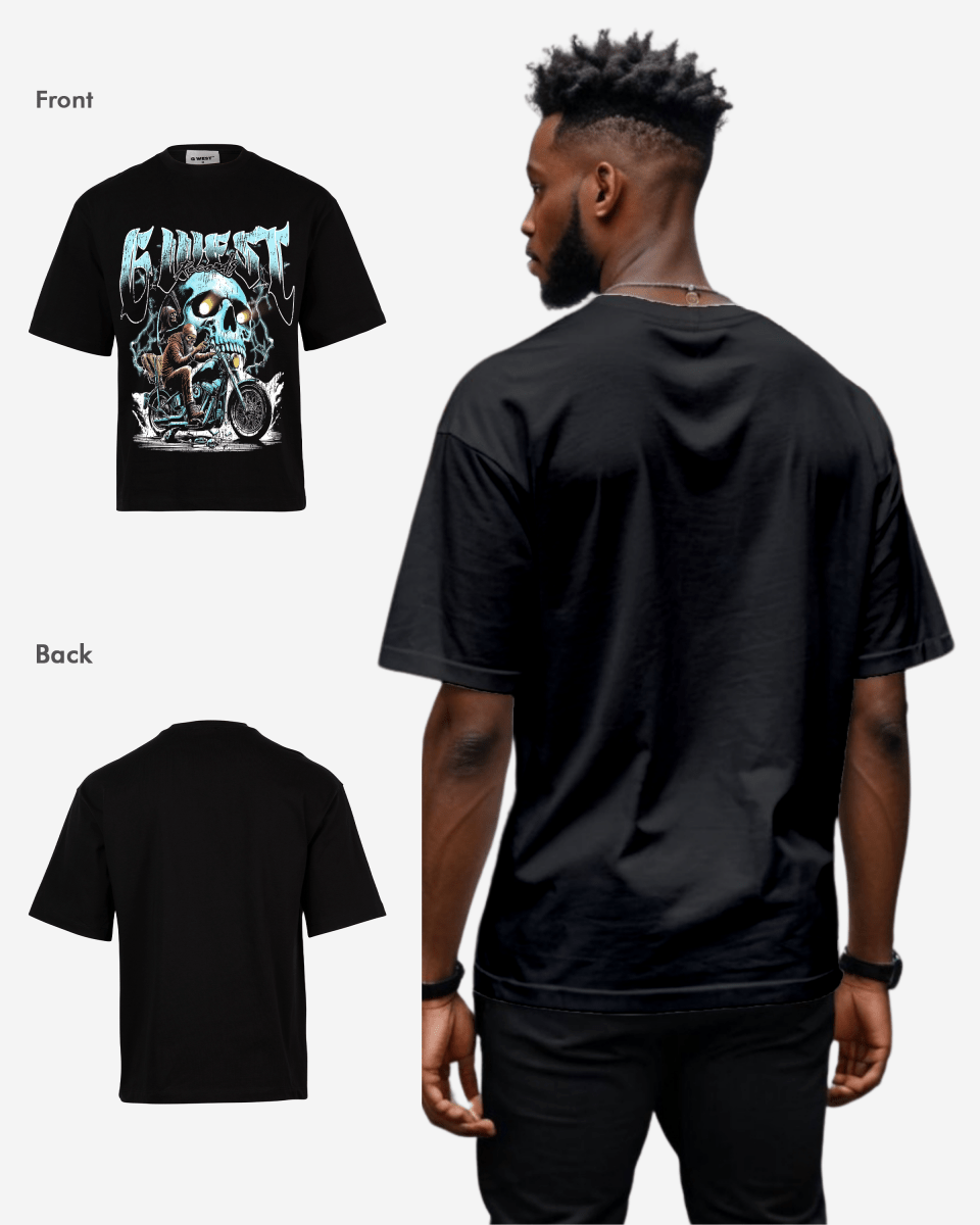 G West Rhinestone Soul Rider Oversized Tee G West