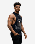 G WEST RHINESTONE THUNDER MOTOR CLUB MENS TANKS G West