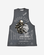 G WEST RHINESTONE THUNDER MOTOR CLUB MENS TANKS G West