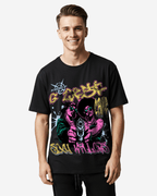 G West Rhinestone Trigger Twins Oversized Tee G West