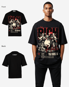 G WEST RICH HUSTLER OVERSIZEED T-Shirt Mens G West