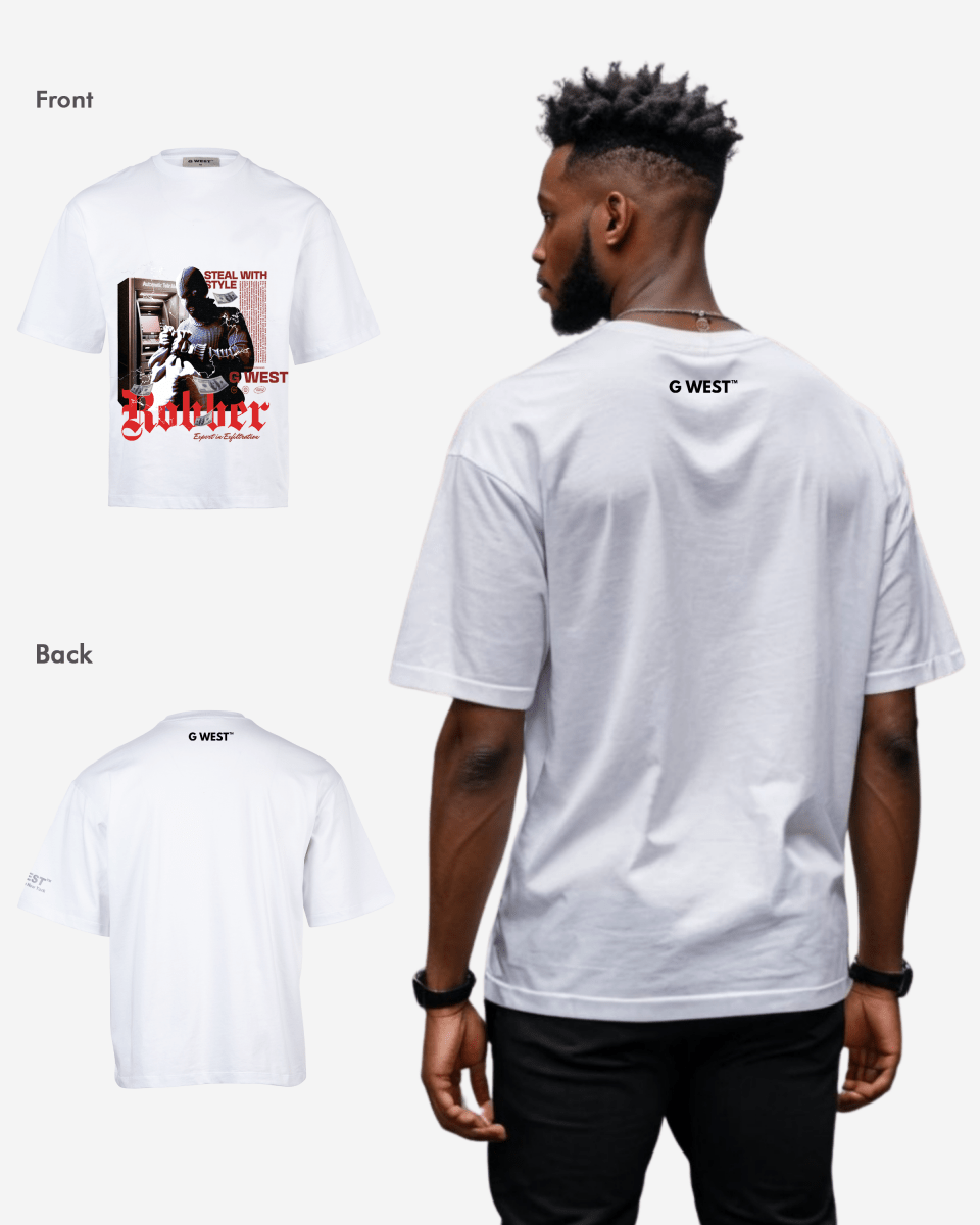 G WEST ROBBER OVERSIZED T-Shirt Mens G West