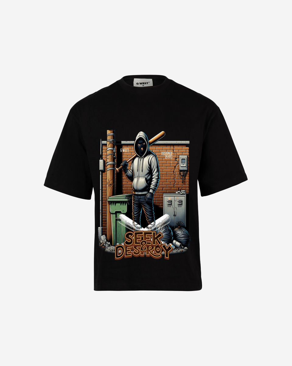 G WEST SEEK & DESTROY OVERSIZED T-Shirt Mens G West