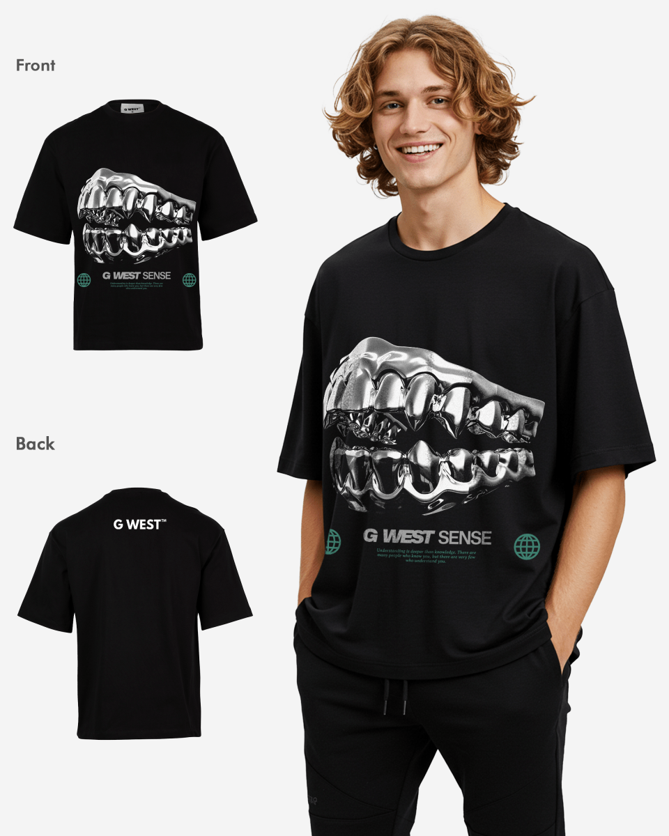 G WEST SENSE OVERSIZED T-Shirt Mens G West